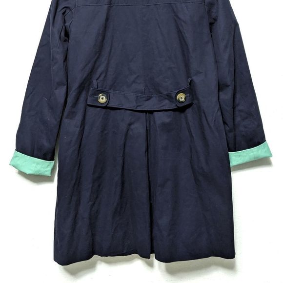 BODEN Marylebone Mac Navy Blue Jacket 12 - Picture 8 of 9